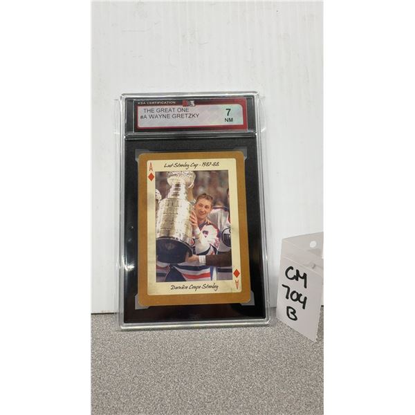 Graded Wayne Gretzky Last Stanley Cup Card