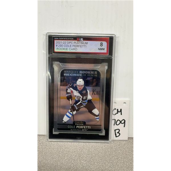 Graded Cole Perfetti Rookie Card