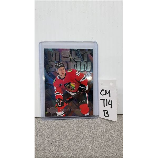 Connor Bédard Rookie Metal Melt down Card