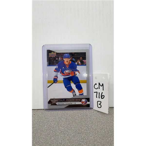 Matthew Schaefer Star Rookies Card