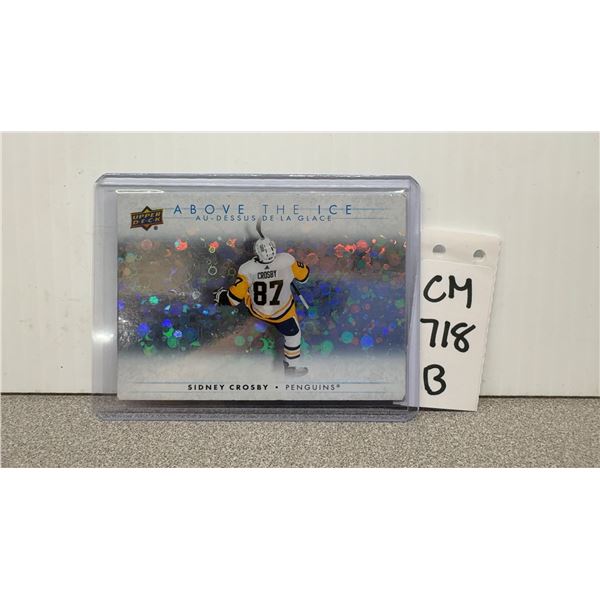 Sidney Crosby Insert Above the Ice Card