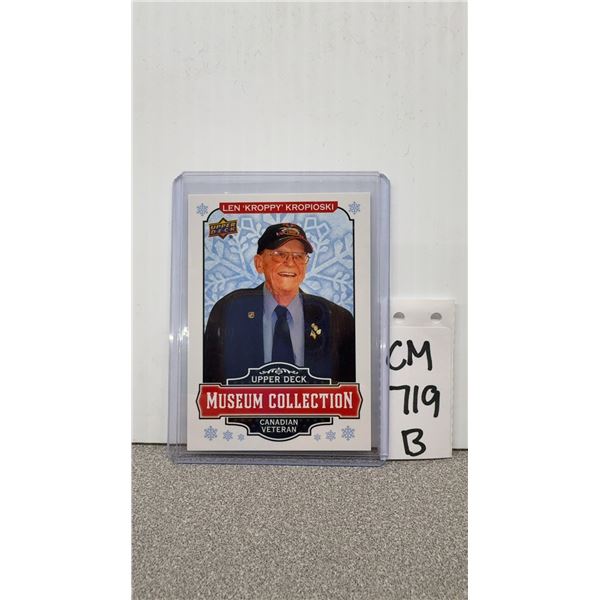 Winnipeg Jets Superfan Len "Kroppy" Kropioski Card