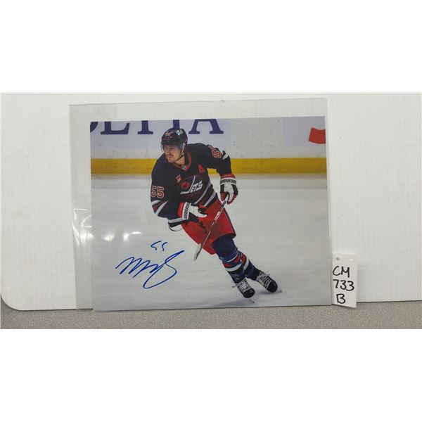 Signed Mark Scheifele Winnipeg Jets 8 x 10" Photo