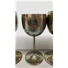 Image 3 : Silver Plated Goblet Set