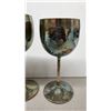 Image 5 : Silver Plated Goblet Set