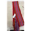 Image 4 : 2 Voyageur Sashes: Louis Riel/Coventry Sash and L'assomption Sash, New with Bio Tags