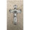 Image 11 : Vintage Religious Lot, Stained Glass, Heavy Metal Crucifixes, and Horn Carving