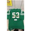 Image 1 : Vintage 1970s Rawlings Saskatchewan Roughriders Jack Abendschan Game-Issued XXL Jersey & 1976