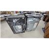 Image 12 : LG Sensor Dry Front-Load Electric Dryer in Black Stainless Steel and LG Washer Set