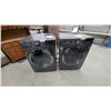 Image 1 : LG Sensor Dry Front-Load Electric Dryer in Black Stainless Steel and LG Washer Set