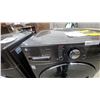 Image 9 : LG Sensor Dry Front-Load Electric Dryer in Black Stainless Steel and LG Washer Set