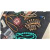Image 10 : Collection of Costume Jewelry Necklaces and Bracelets