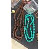 Image 2 : Collection of Costume Jewelry Necklaces and Bracelets