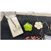 Image 4 : Collection of Costume Jewelry Necklaces and Bracelets