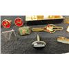 Image 4 : Collection of Vintage Cufflinks and Tie Clips