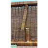 Image 5 : Wicker Storage Trunk with Brass Hardware and Side Handles, 16 x 32 x 16