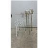 Image 1 : Two Metal Wire Plant Stands