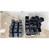 Image 6 : Two Tubs of Square Black Plastic Nursery Pots with Drainage Holes, 4 x 4 x 4"
