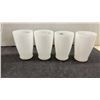 Image 4 : Vintage 1950's Bartlett Collin's Milk Glass Set, Proud Rooster Pitcher with Four Matching Tumblers