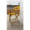 Image 2 : Nestlé Quik Club Director Folding Director's Chair with Yellow Canvas Seat