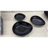 Image 3 : Nigella Lawson's Living Kitchen Vegetable and Salad Dish Set of 4 Black Ceramic