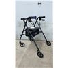 Image 1 : Airgo Ultra-Light Rollator Walker with Seat and Storage Bag