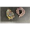 Image 5 : Vintage Rhinestone Brooches and Earrings