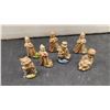 Image 4 : Collection of Wade Whimsies Nursery Rhyme Miniature Ceramic Figurines and More