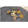 Image 5 : Collection of Wade Whimsies Nursery Rhyme Miniature Ceramic Figurines and More