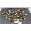 Image 1 : Collection of Wade Whimsies Miniature Porcelain Animal Figurines & Kellogg's Tin