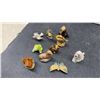 Image 5 : Collection of Wade Whimsies Miniature Porcelain Animal Figurines & Kellogg's Tin