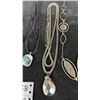 Image 4 : Assorted Fashion Necklaces with Beaded, Chain, and Statement Styles, Lot of 9