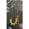 Image 7 : Assorted Fashion Necklaces with Beaded, Chain, and Statement Styles, Lot of 9