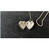 Image 6 : 3 Sterling Jewelry Pieces, Pin, Necklace w/Heart Locket and Bracelet