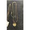Image 2 : 3 Sterling Chains w/Pendants and Sterling Bracelet