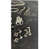 Image 6 : Vintage Clear Rhinestone Costume Jewelry Lot