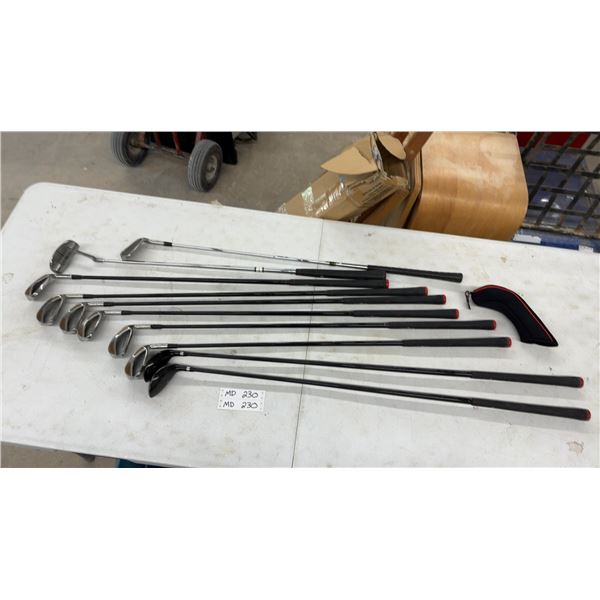 Top Flite Ultimate Hyper Steel Golf Clubs with Irons, Hybrids, Putter, and More