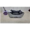 Image 2 : Purple Children's Three-Wheel Kick Scooter and Baxter & Bella Small Pet Bed