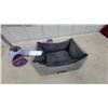 Image 3 : Purple Children's Three-Wheel Kick Scooter and Baxter & Bella Small Pet Bed