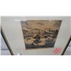 Image 2 : Framed Etching "Rainy Day, Fells Creek" Signed by Paul goranson14.6 x 16"