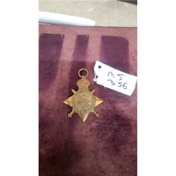 1914-15 Star British World War I Campaign Medal with Suspension Ring