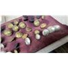 Image 3 : Collection of Vintage Military Uniform Buttons in Brass, Silver, and Black Finishes 33x