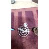 Image 3 : Royal Air Force Enamel Sweetheart Brooch, RAF Cap Badge, 3x