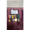 Image 1 : Miniature World War I British Medal Group with 1914-15 Star, War Medal, Victory Medal, 4x