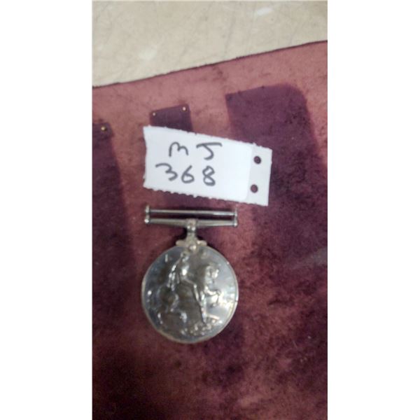 British World War I Silver War Medal with King George V Portrait