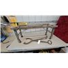 Image 1 : Beatty Bros. Limited Fergus Canada Wooden Tub Stand and Ice Tongs