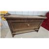 Image 2 : Antique Oak Cabinetta Fold Out Cot Used in World War One by a Officer