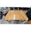 Image 2 : Maple Dining Table with 12" Extension Leaf 30 x 48 x 36"