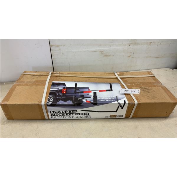 Pick up Truck Bed Hitch Extension Rack in Black, 88 x 33.5 x 11.5 Cm