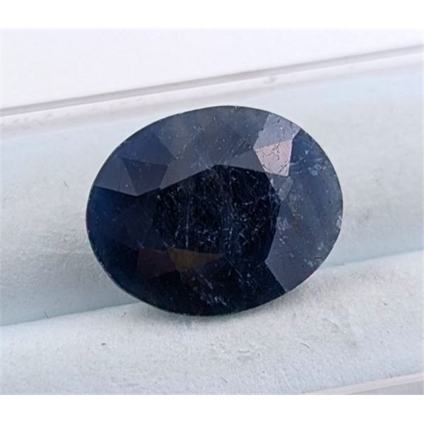 7.99 ct Certified Midnight Blue Sapphire gemstone Pair ($8,500 Appraisal)